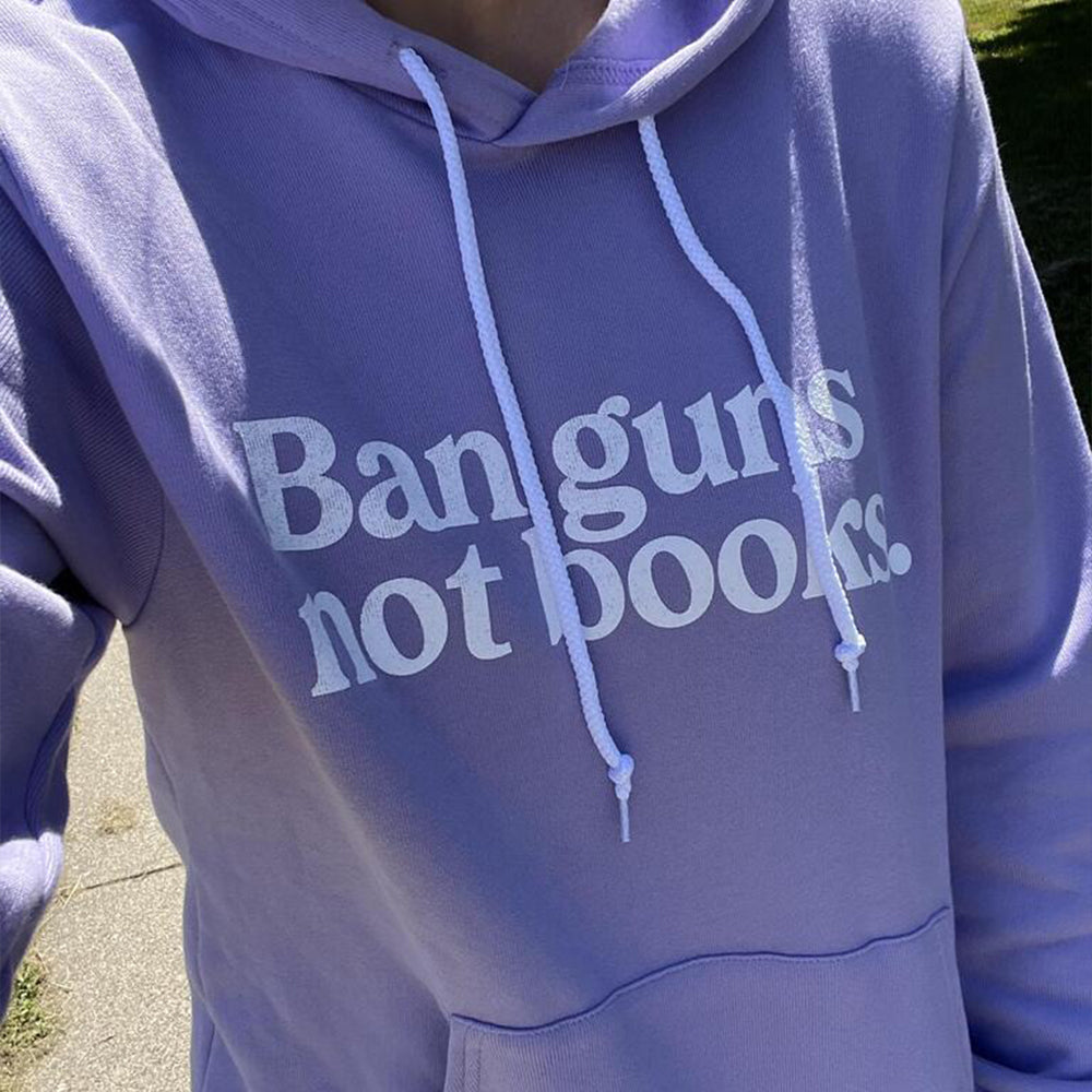 Ban Guns Not Books Pullover Fleece