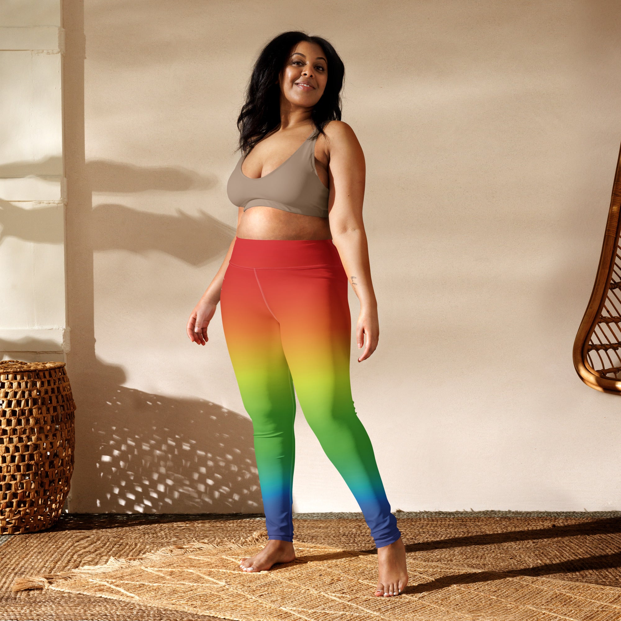 'Kindness Is' Pride Yoga Leggings