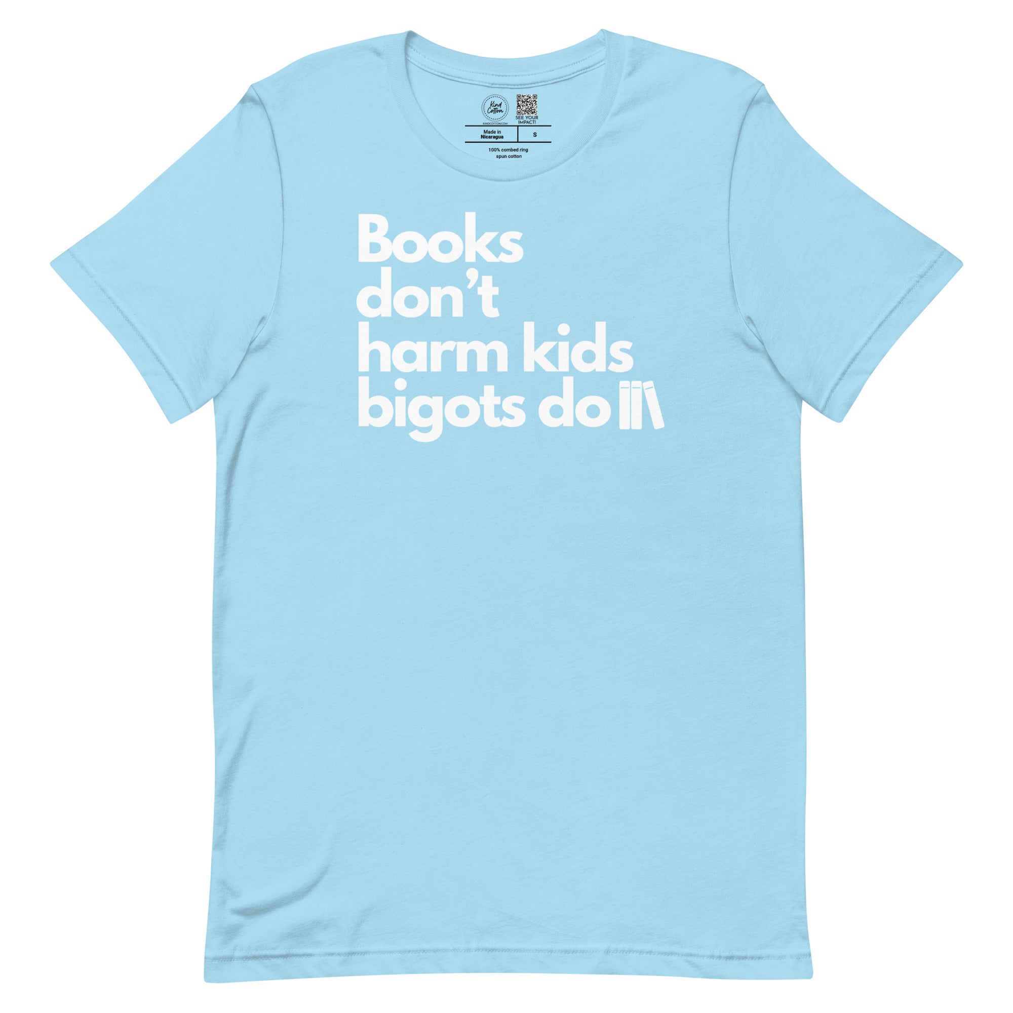 Books Don't Harm Block Classic Tee