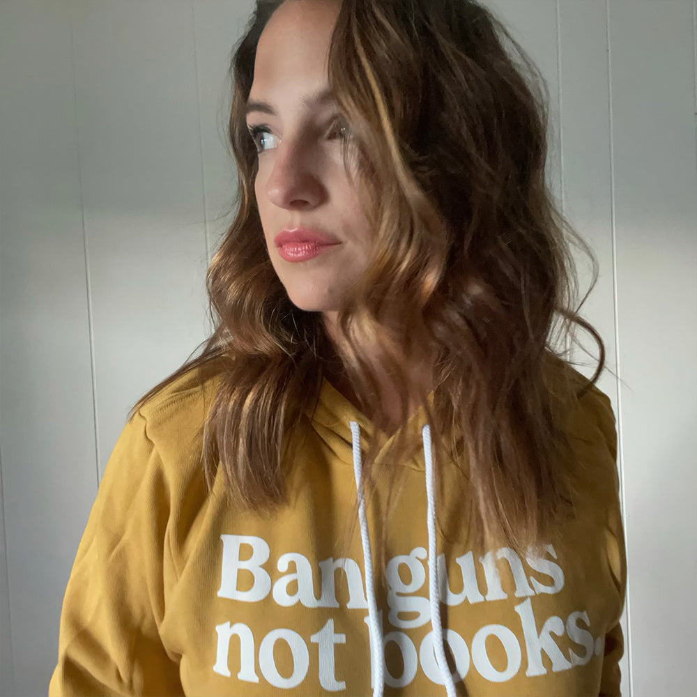 Ban Guns Not Books Pullover Fleece