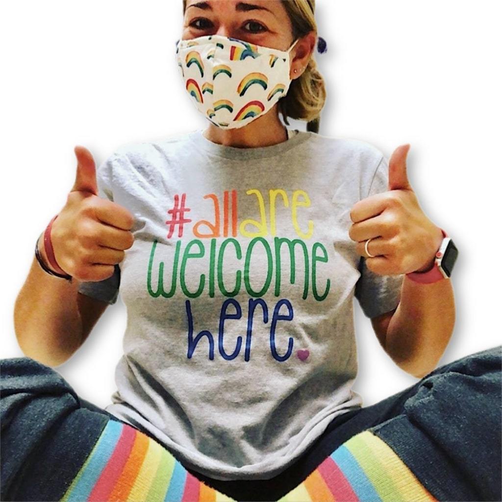 All Are Welcome Here Classic Tee - Kind Cotton