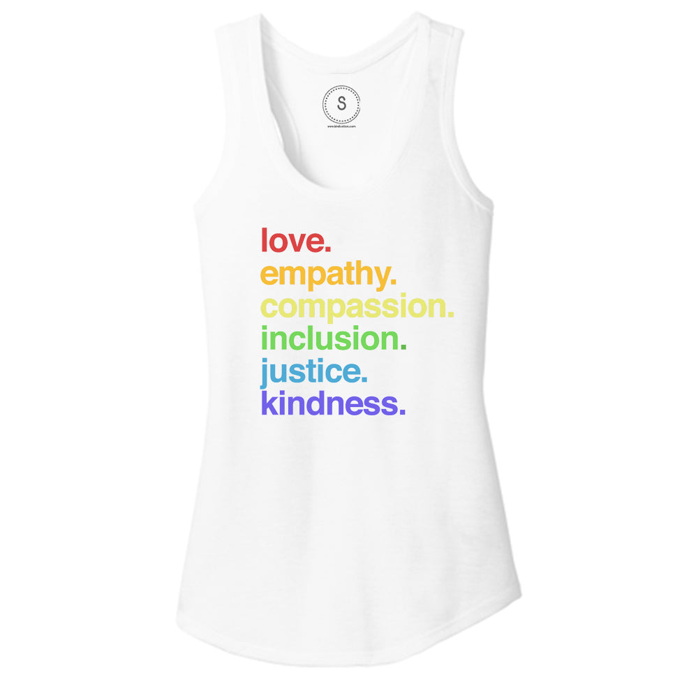 'Kindness is' Pride Racerback