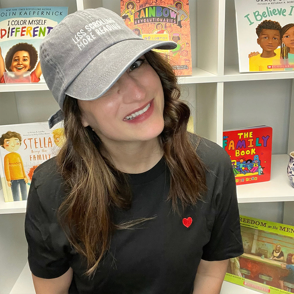 Less Scrolling More Reading Baseball Hat