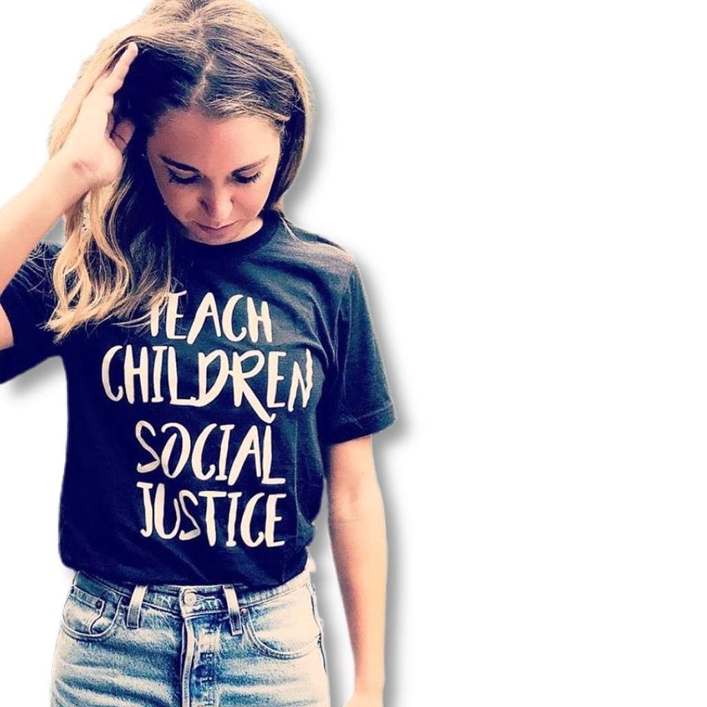 Teach Children Social Justice Classic Tee - Kind Cotton