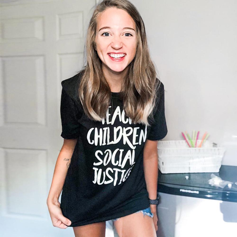 Teach Children Social Justice Classic Tee - Kind Cotton