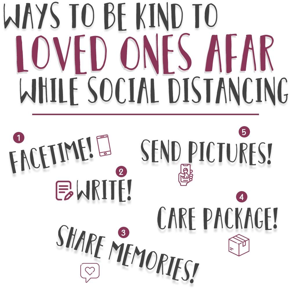 5 Ways to Be Kind to LOVED ONES AFAR while Social Distancing | Kind Cotton