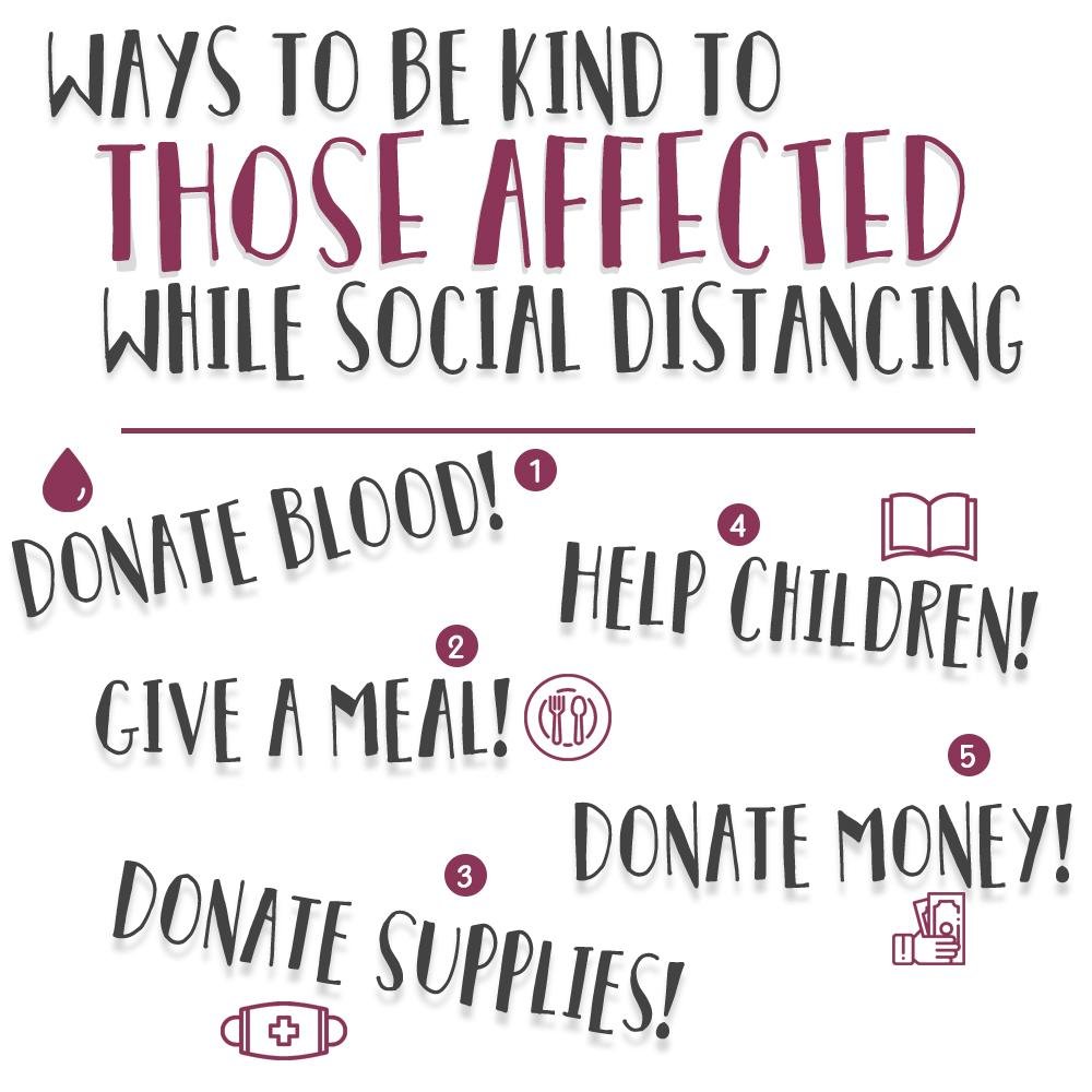 5 Ways to Be Kind to THOSE AFFECTED while Social Distancing | Kind Cotton