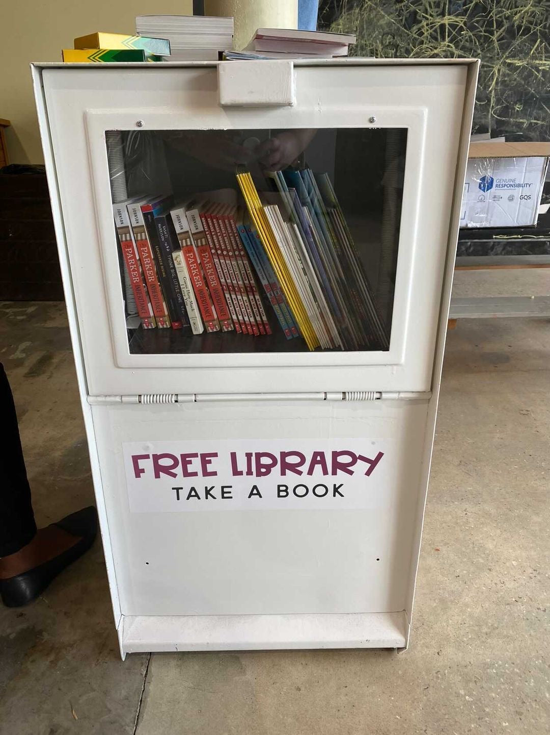 Our First Free Library with BLM Manasota