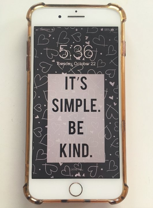 It's Simple. Be Kind. Mobile Wallpapers | Kind Cotton