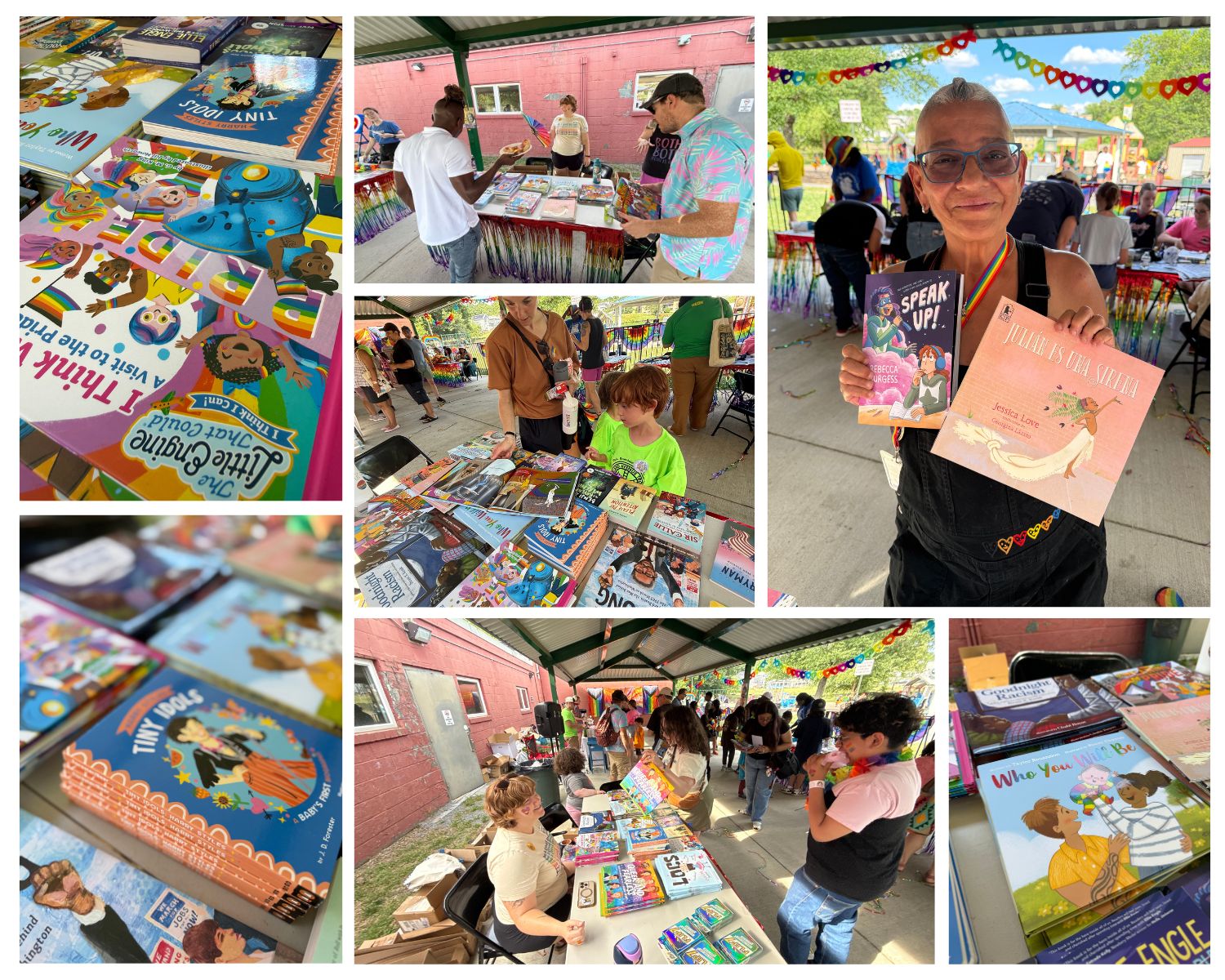 Over 500 books donated for Pride events!