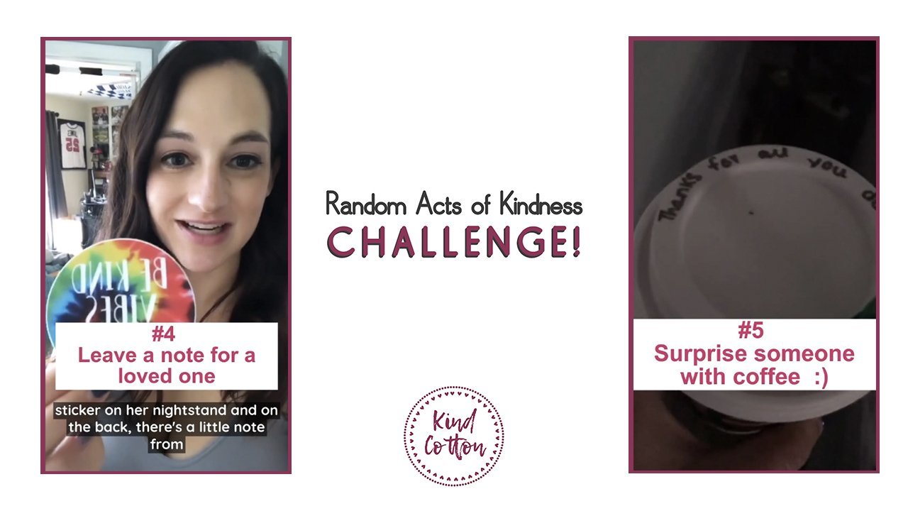 Random Acts of Kindness Day Challenge | Kind Cotton