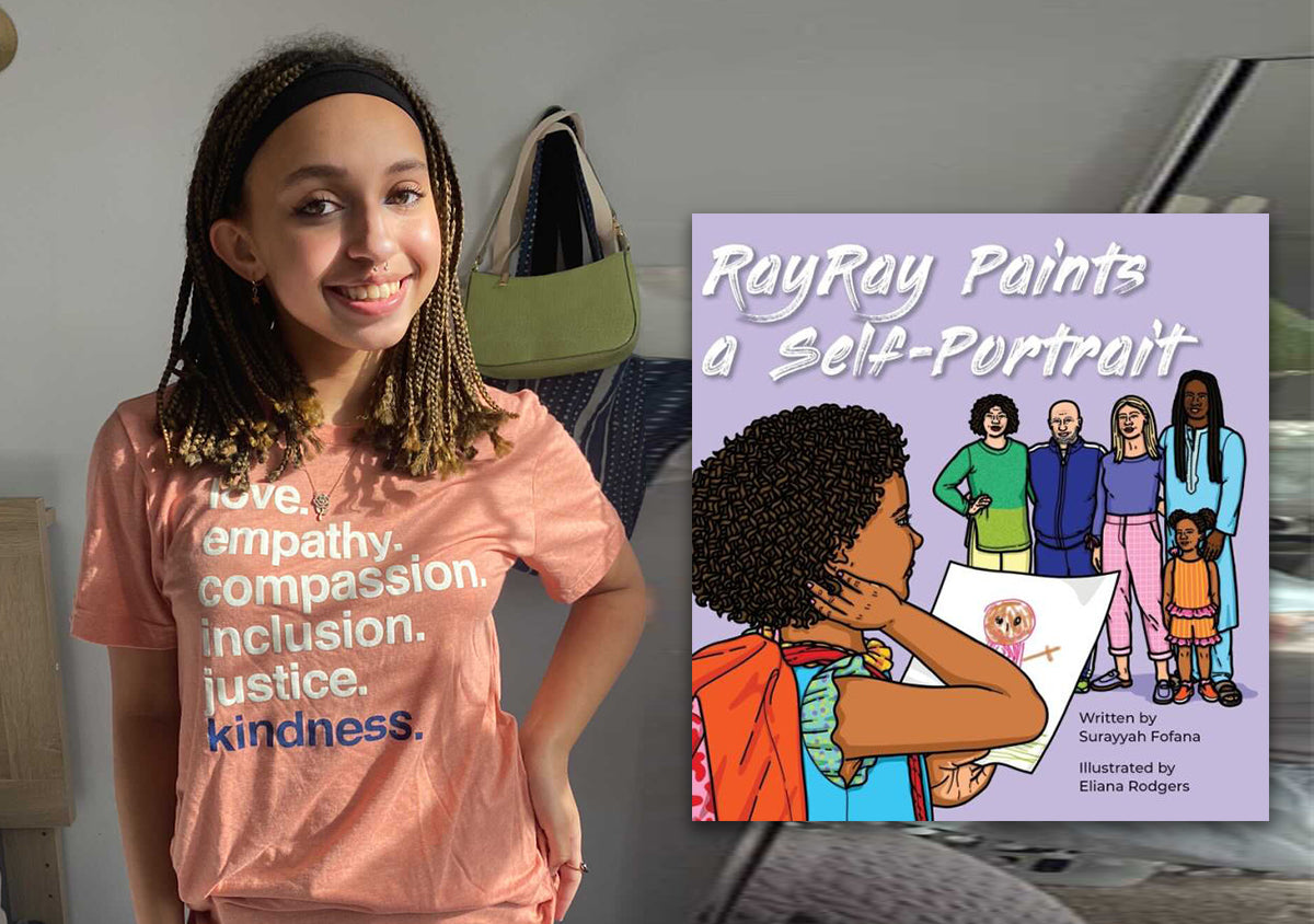 Kind Cotton Partners with High School Author Surayyah Fofana to Distribute Children's Book, RayRay Paints a Self Portrait