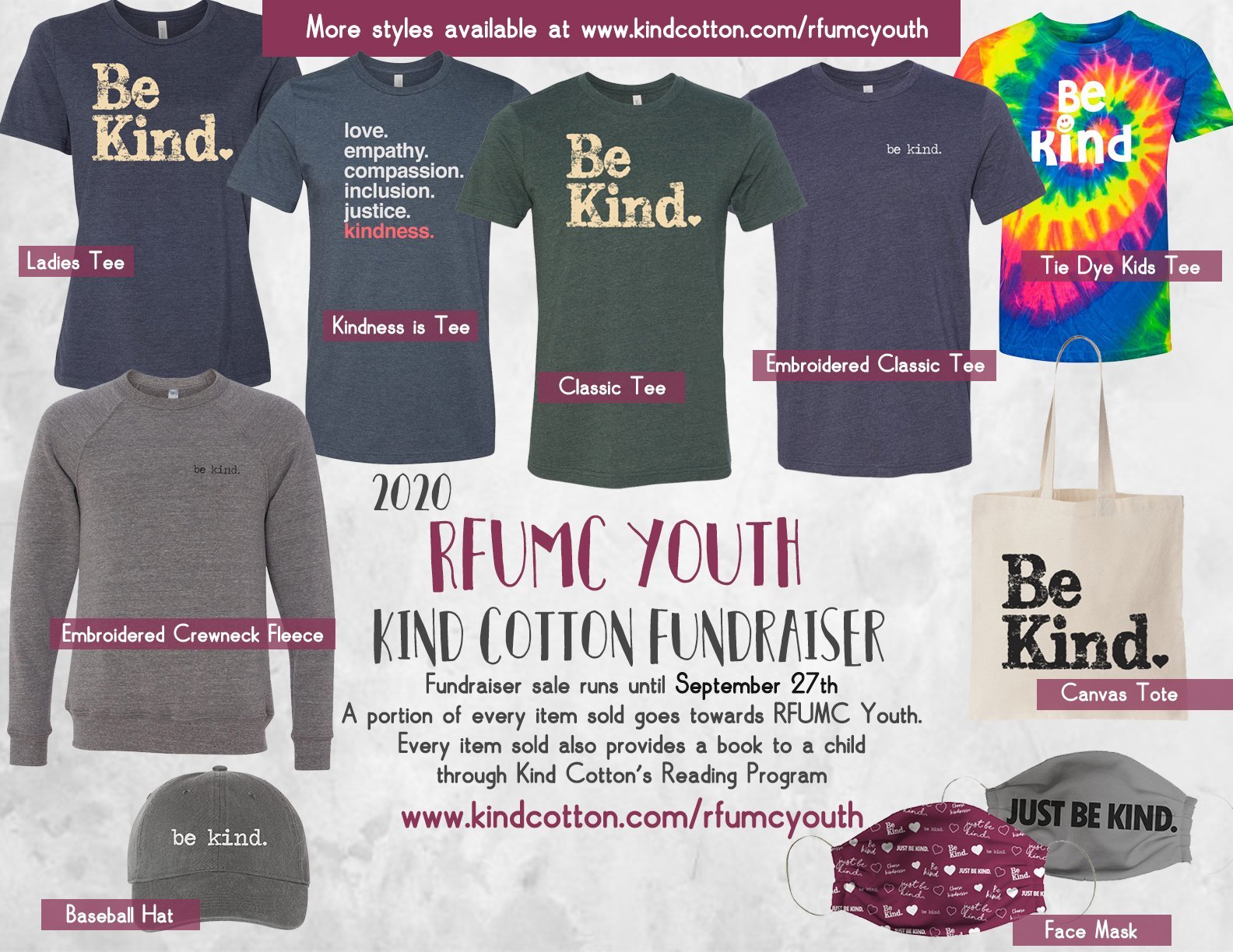 RFUMC Youth Fundraiser | Kind Cotton
