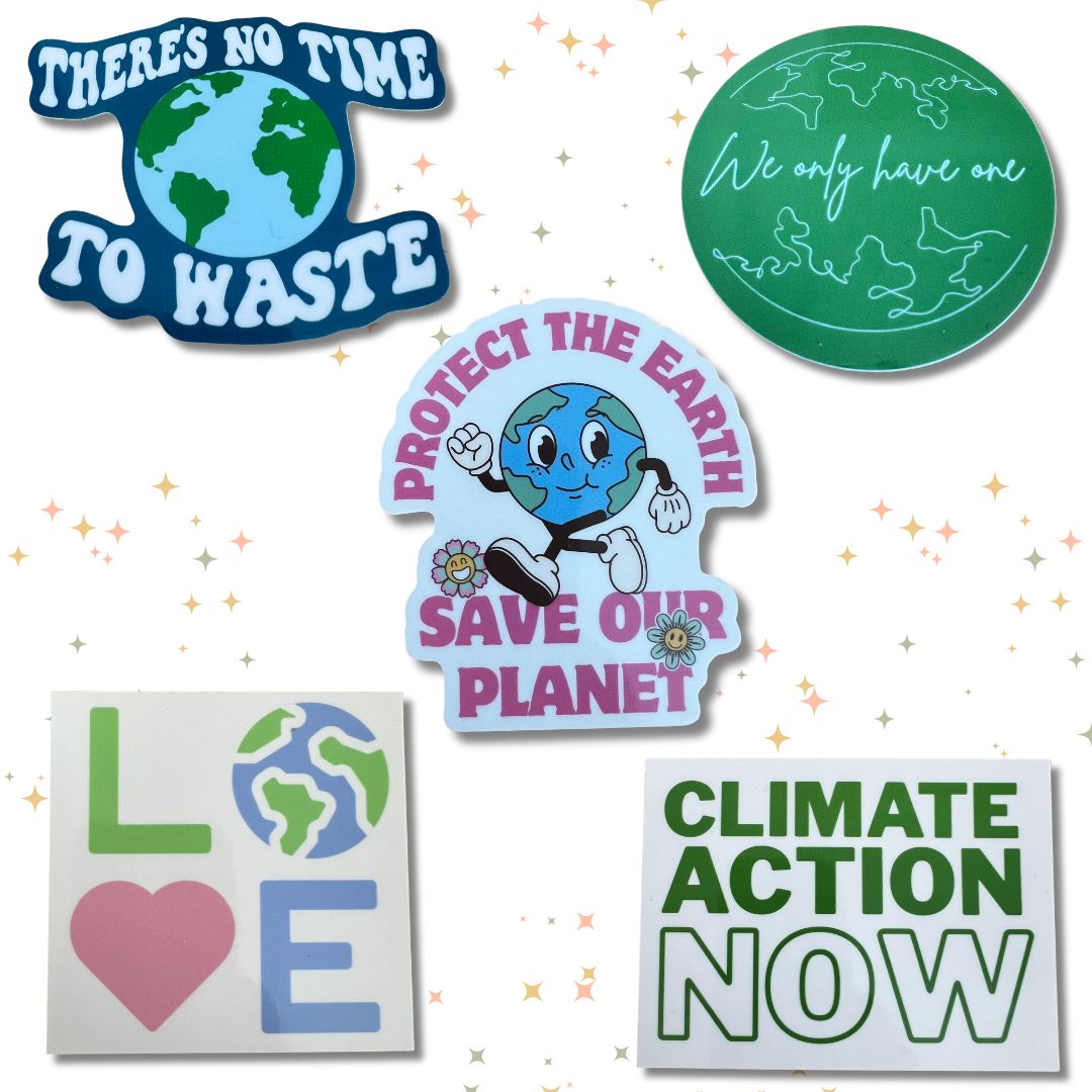 Climate Control Sticker Climate Action Sticker Pack – Kind Cotton