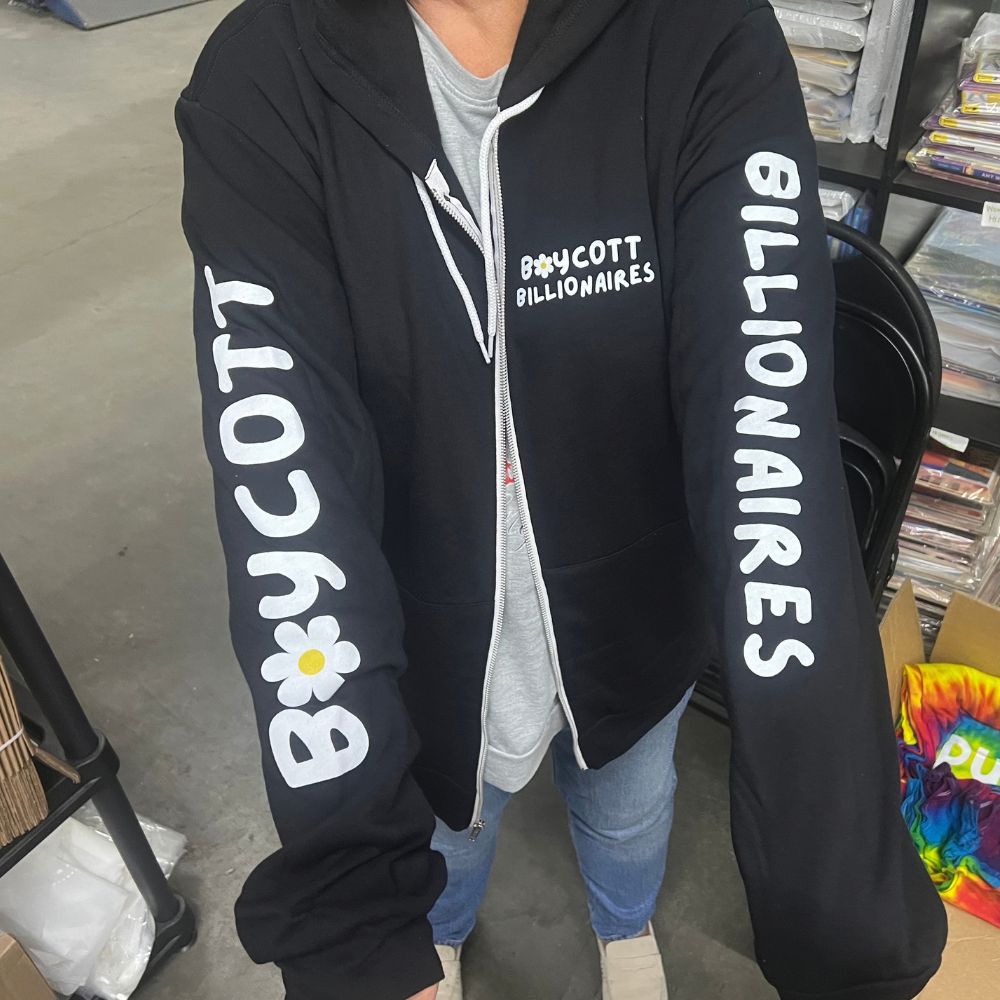 Boycott Billionaires Full Zip Fleece