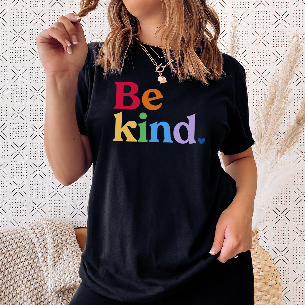 Be Kind Rainbow Classic Tee