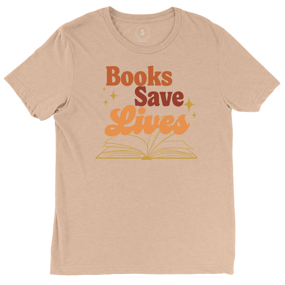 Books Save Lives Classic Tee