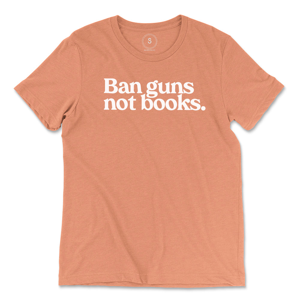 Ban Guns Not Books Classic Tee