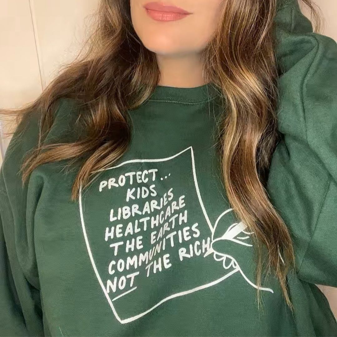 Not The Rich Crewneck Sweatshirt