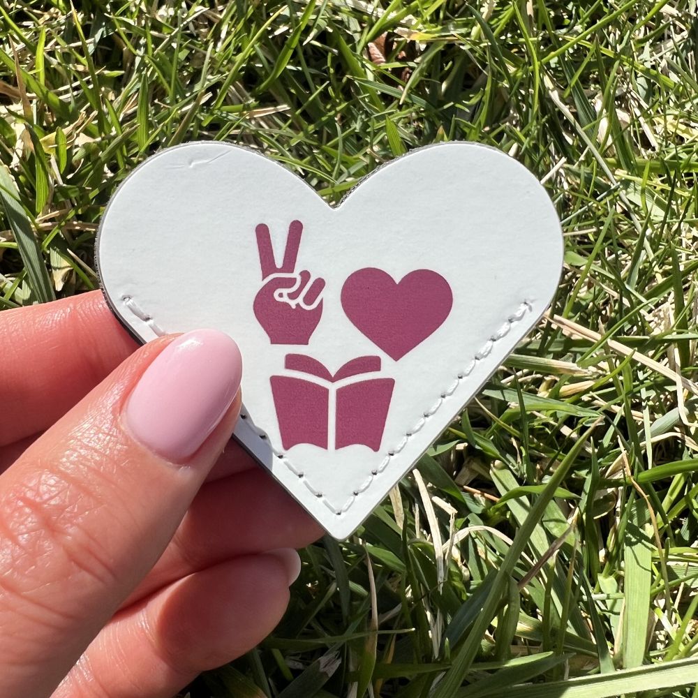 Peace, Love, Books Bookmark