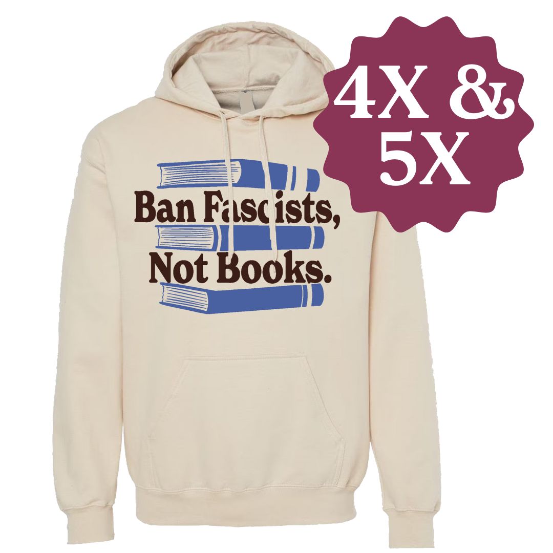 Ban Fascists Not Books Pullover Fleece
