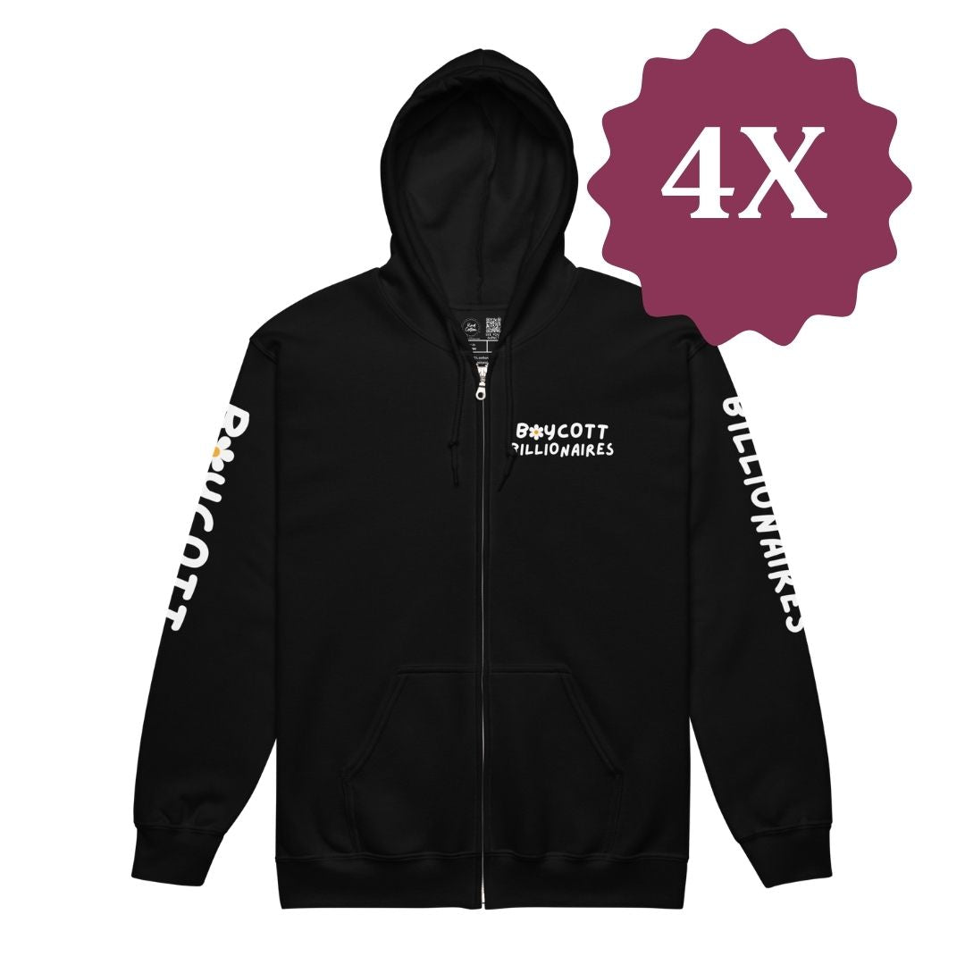 Boycott Billionaires Full Zip Fleece