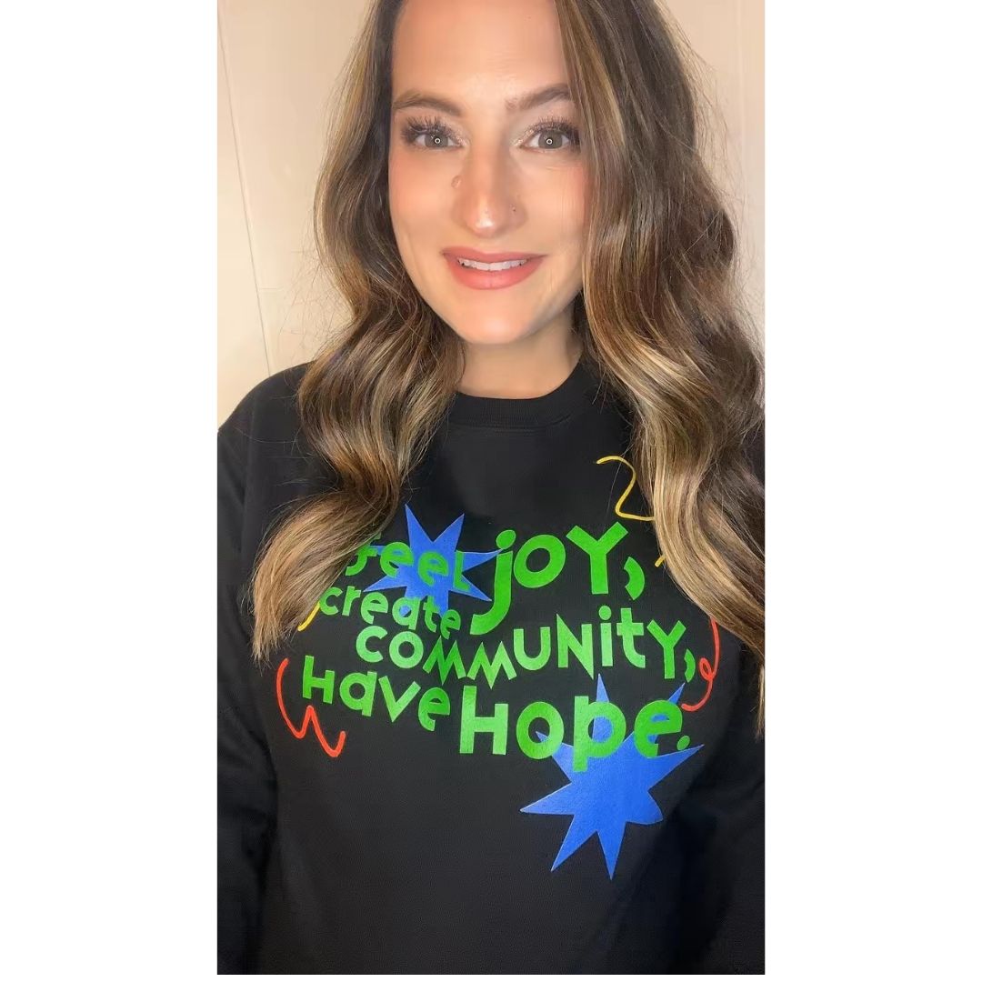 Joy, Community, Hope Crewneck Sweatshirt