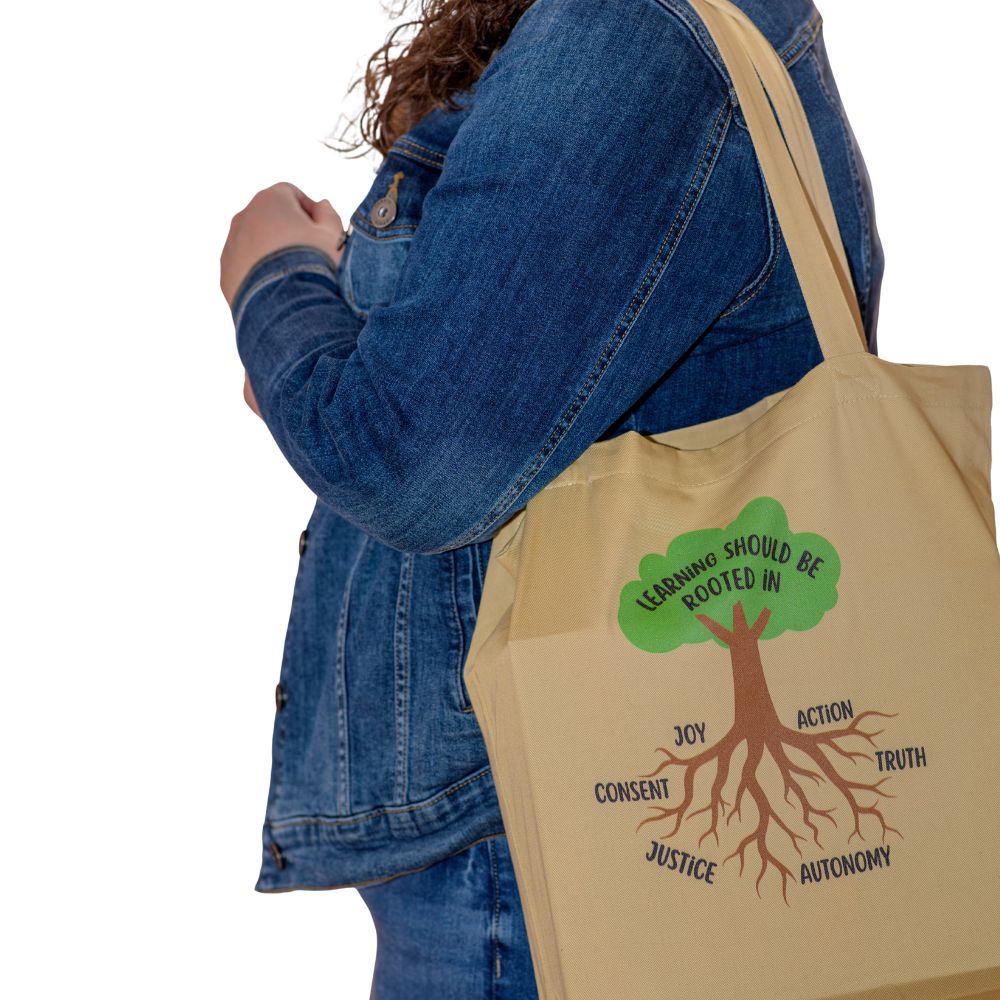 Learning Should Be Rooted Organic Tote