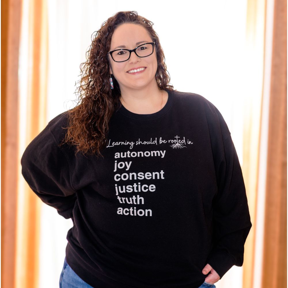 Learning Should Be Rooted Crewneck Sweatshirt