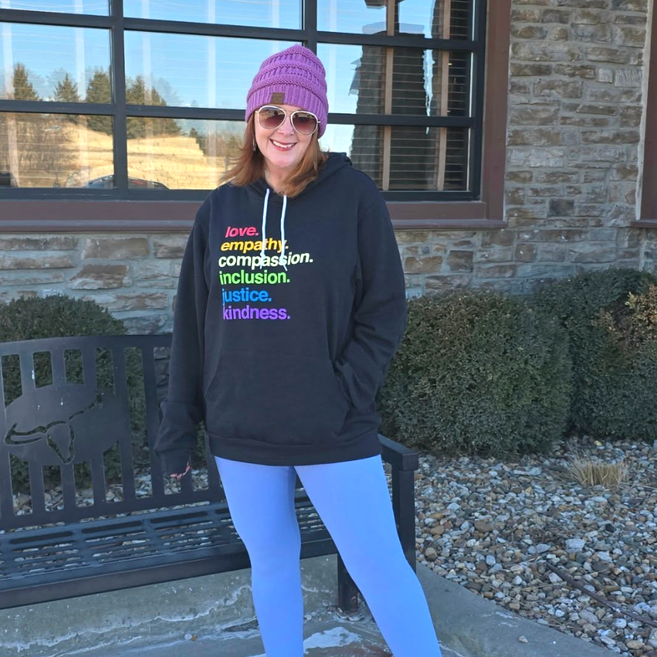 'Kindness Is' Pride Pullover Fleece