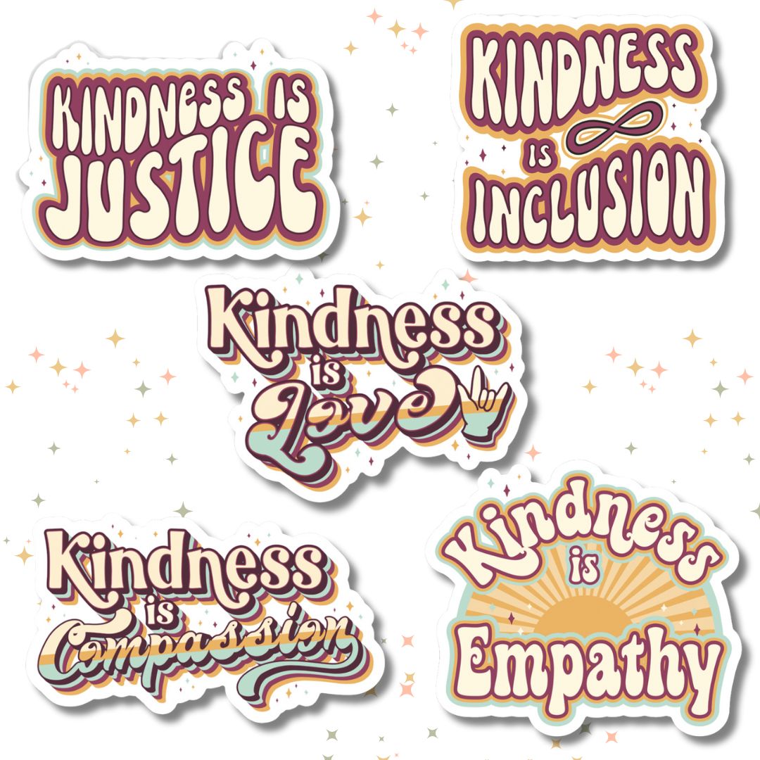 'Kindness Is' Sticker Pack