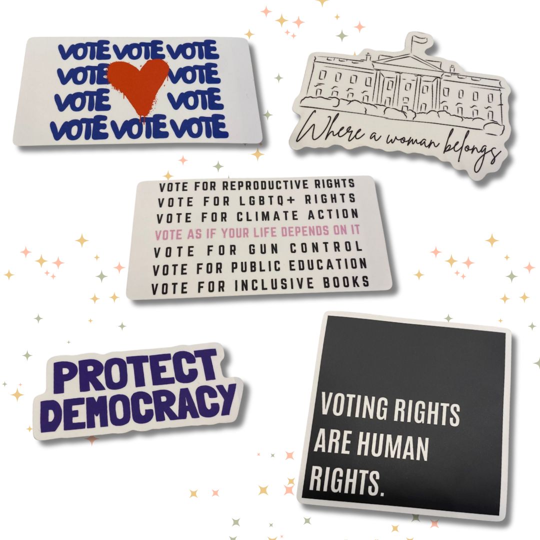 Vote! Sticker Pack – Kind Cotton