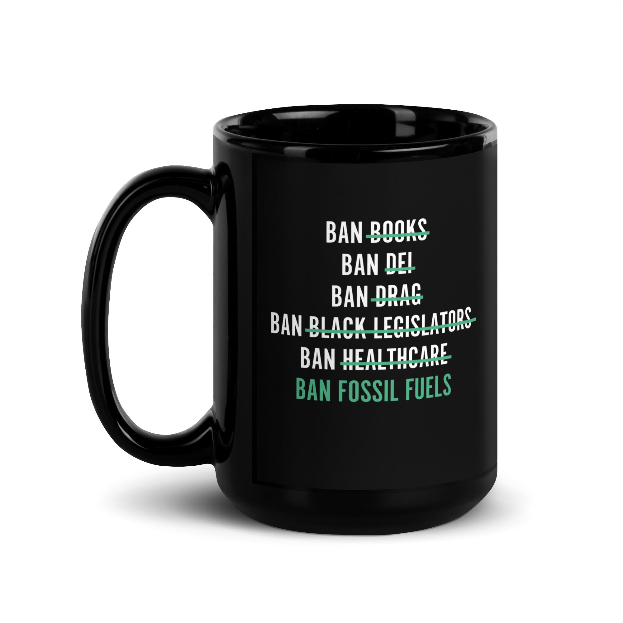 H4TK Ban Fossil Fuels List Mug