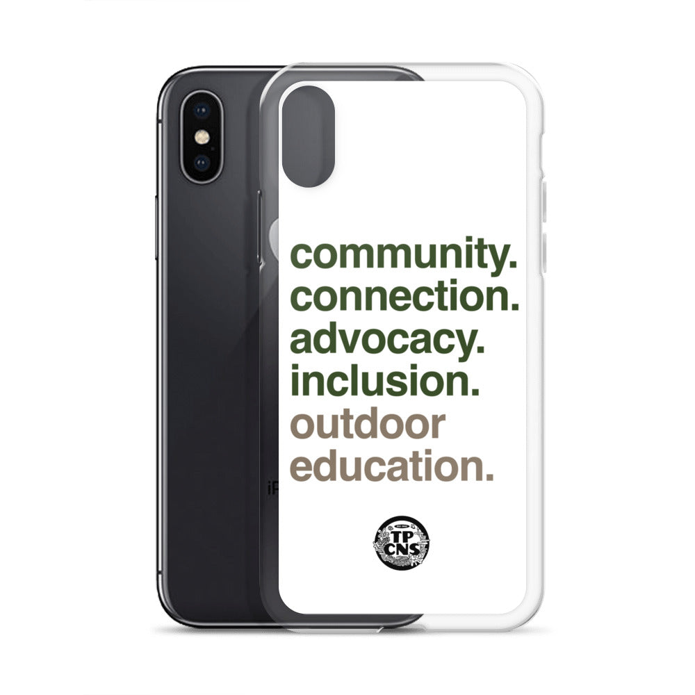 TPCNS Outdoor Education iPhone Case