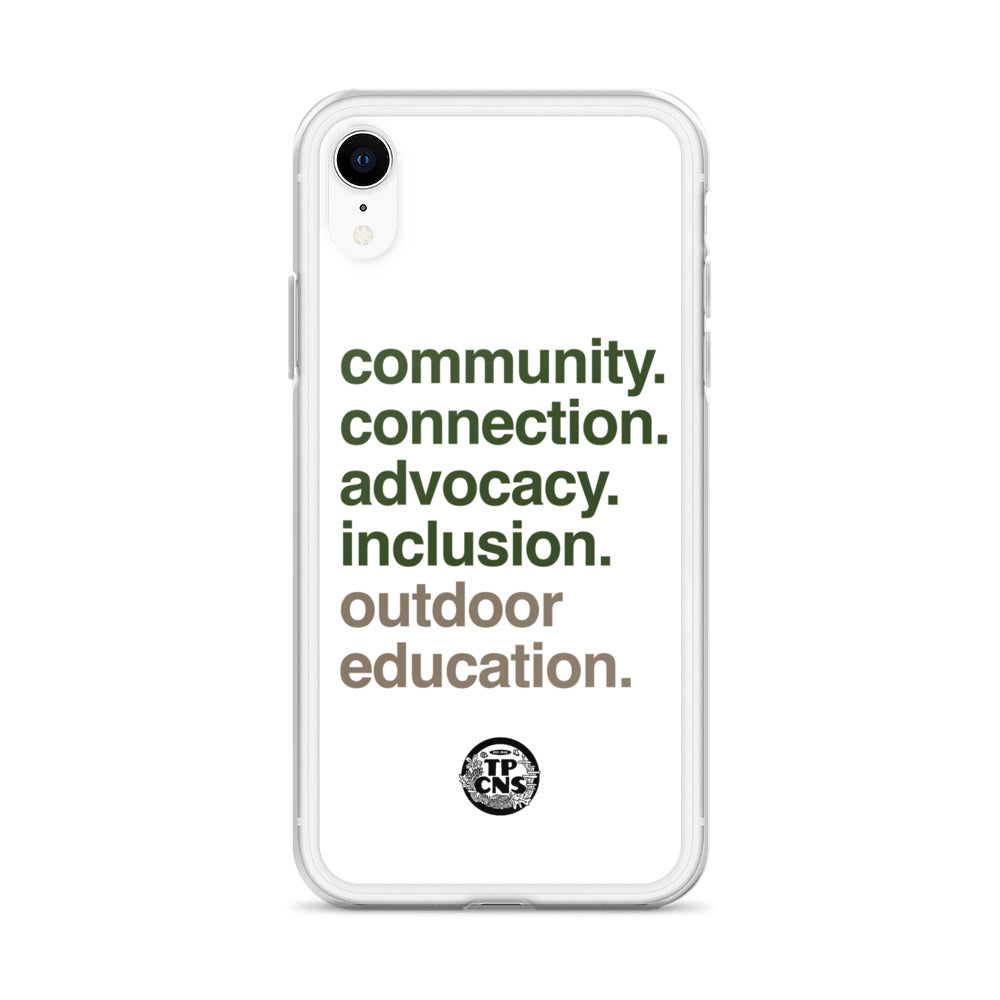 TPCNS Outdoor Education iPhone Case