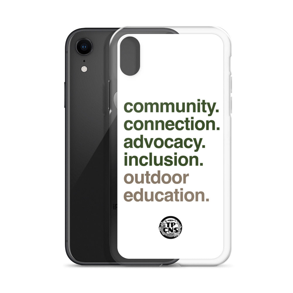 TPCNS Outdoor Education iPhone Case