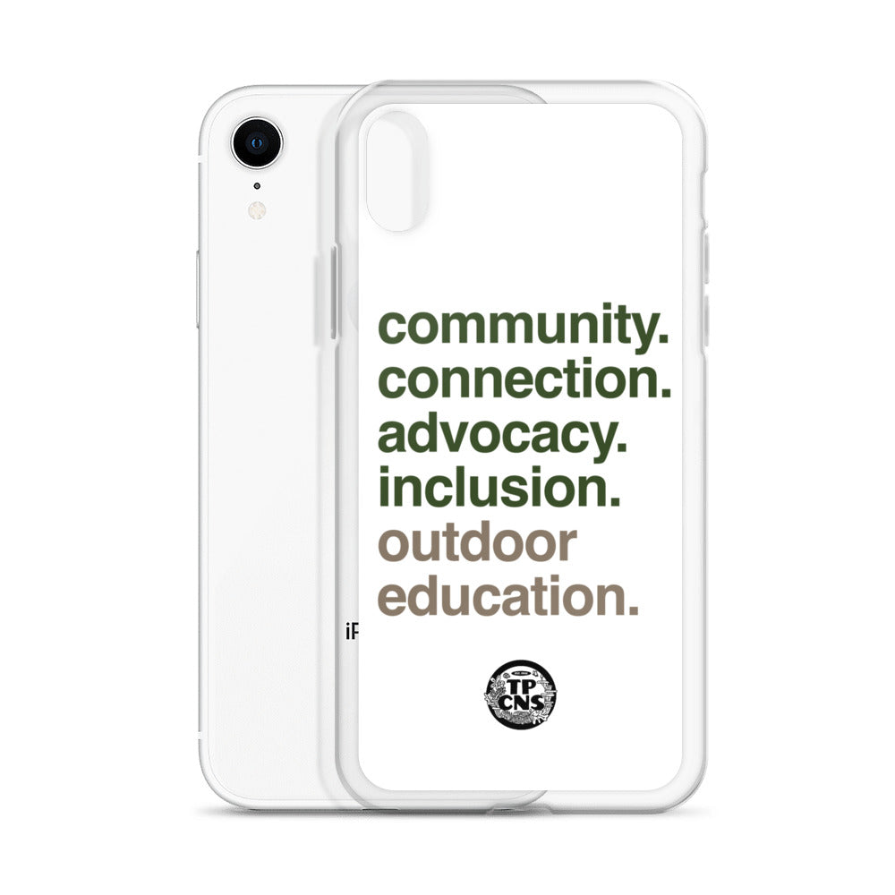 TPCNS Outdoor Education iPhone Case