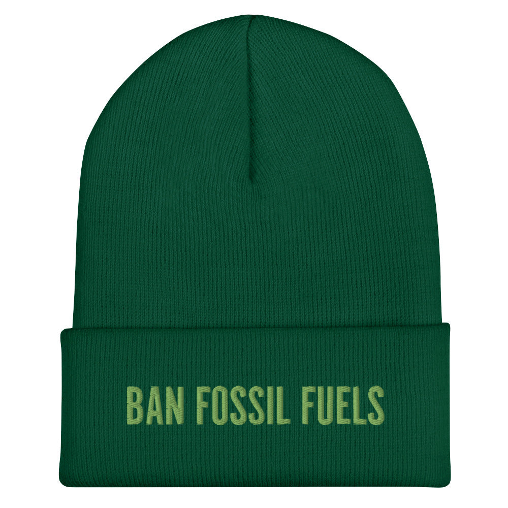 H4TK Ban Fossil Fuels Beanie