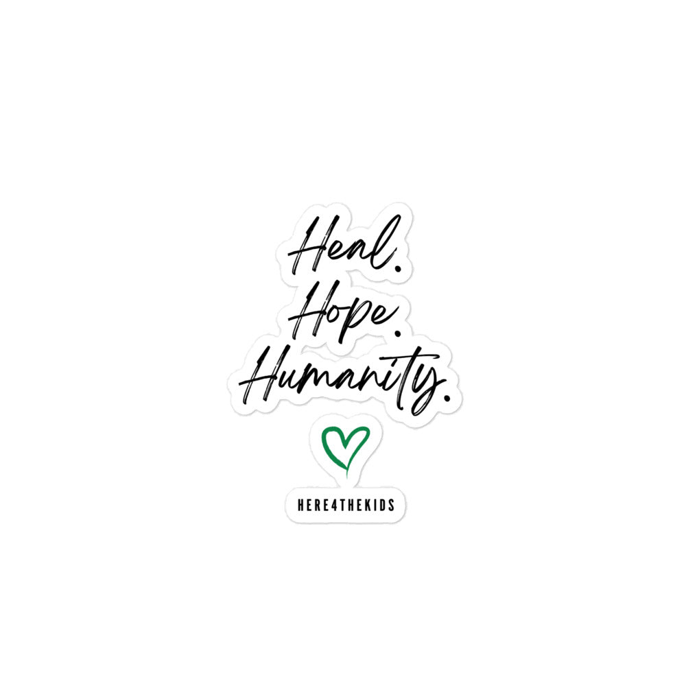 H4TK Heal Hope Humanity Sticker