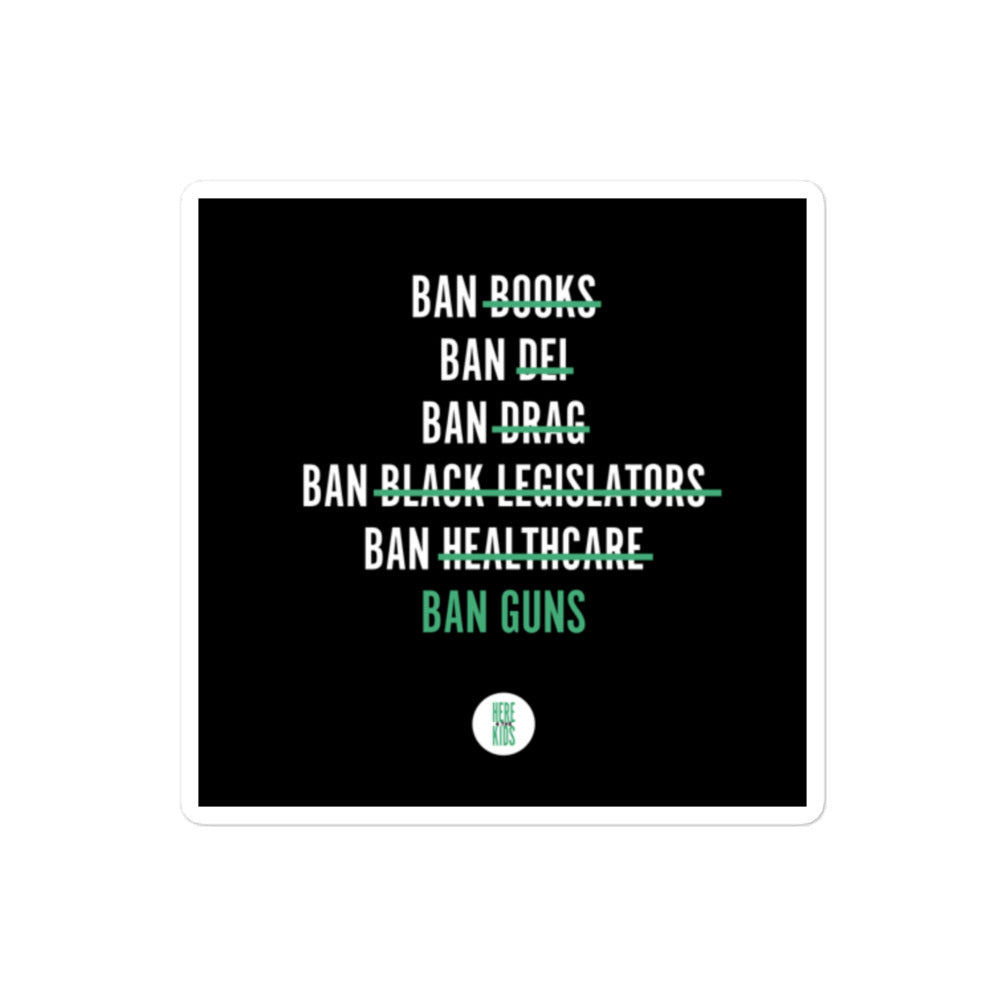 H4TK Ban Guns List Sticker