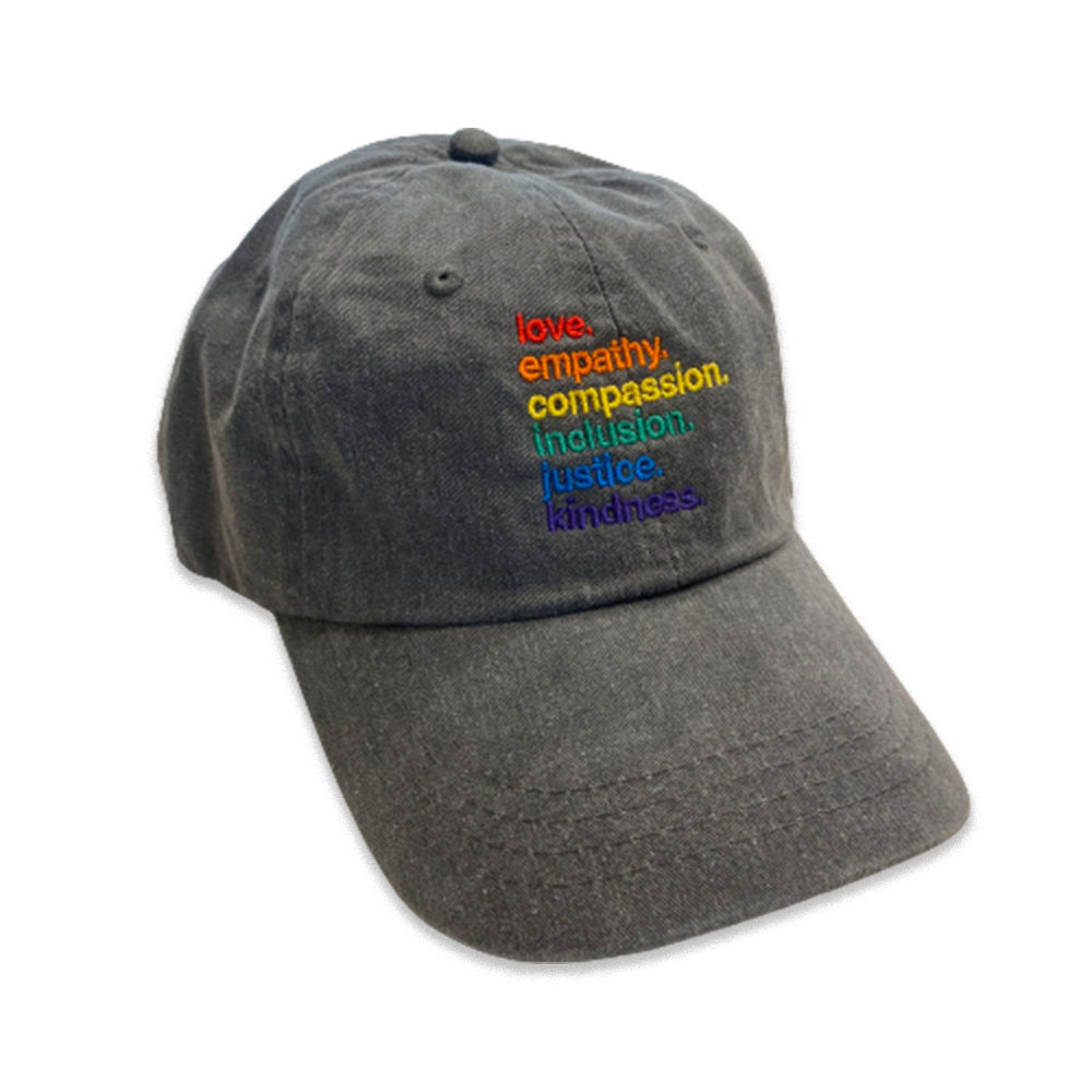 &#39;Kindness Is&#39; Pride Baseball Hat