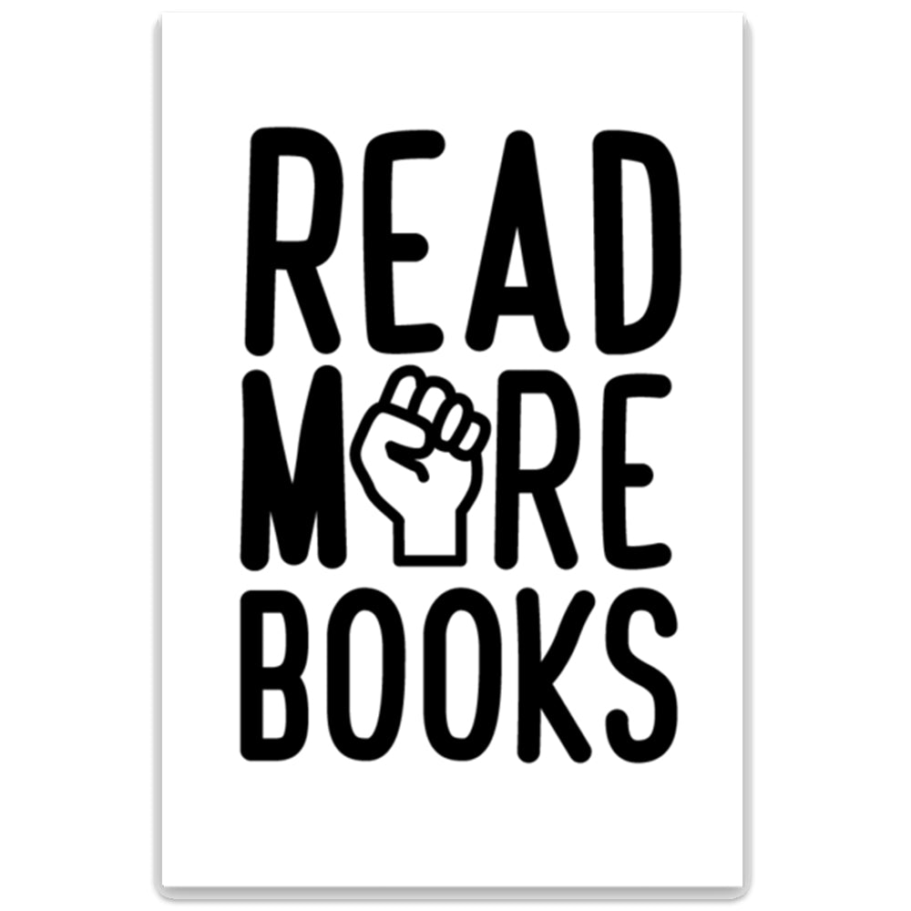 Books Make Me Happy Sticker, Book Stickers, Laptop Stickers, Book