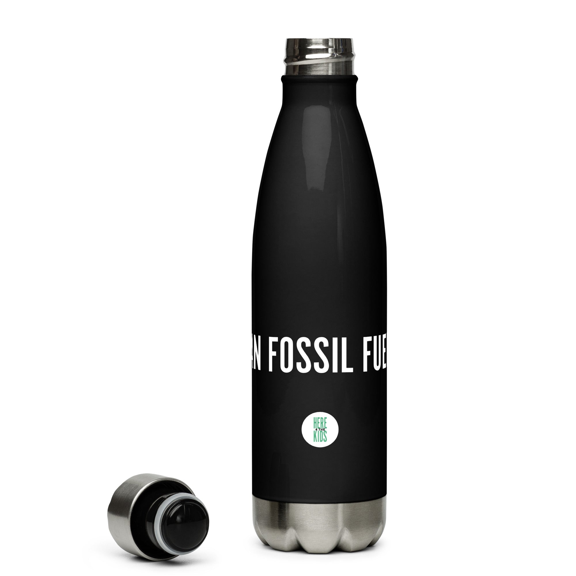 H4TK Ban Fossil Fuels Water Bottle