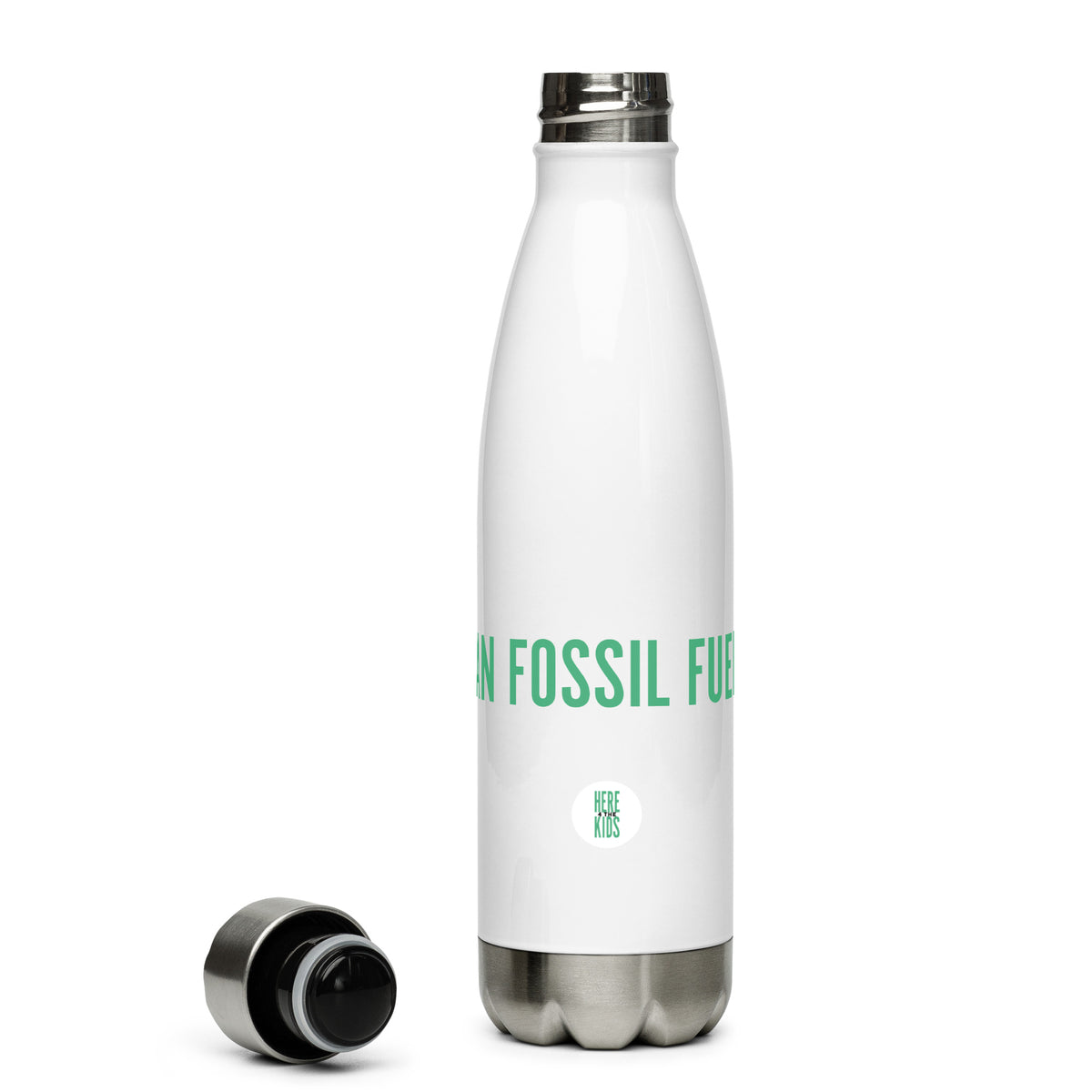 H4TK Ban Fossil Fuels Water Bottle