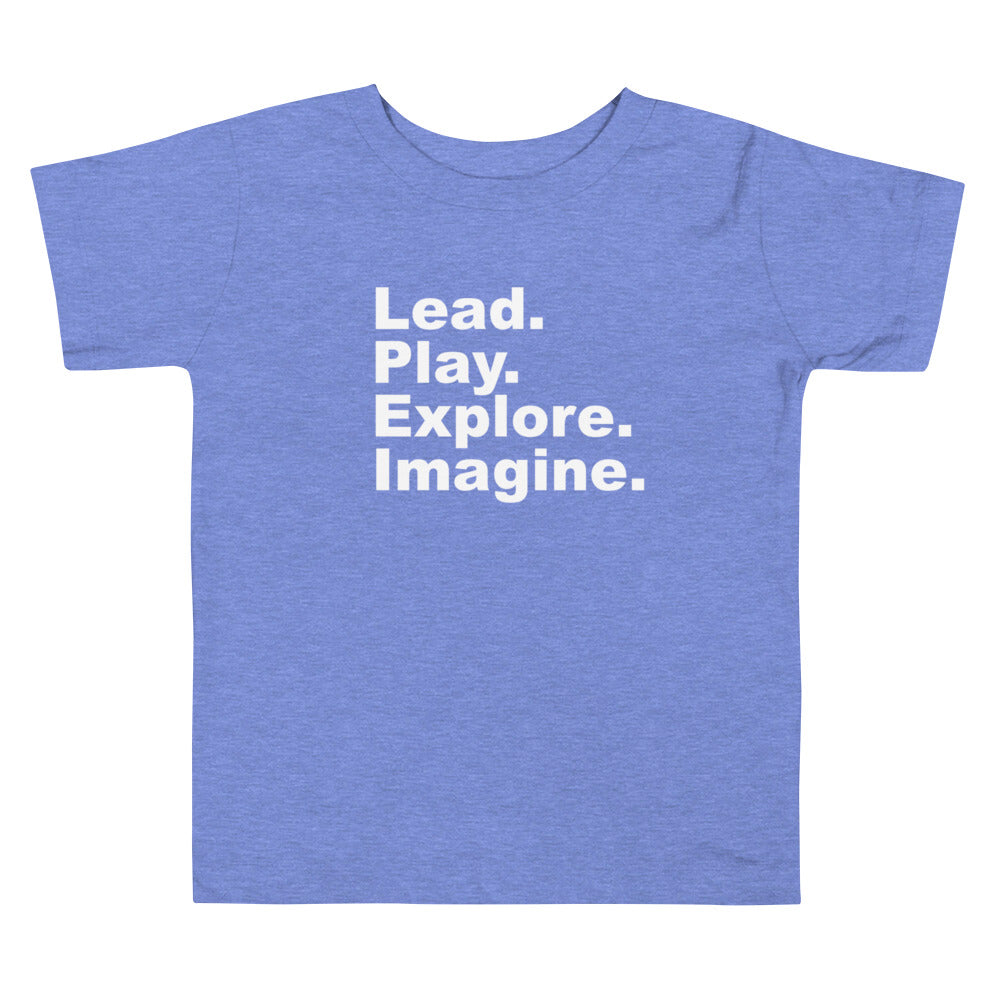 TPCNS Lead, Play, Explore, Imagine Toddler Tee