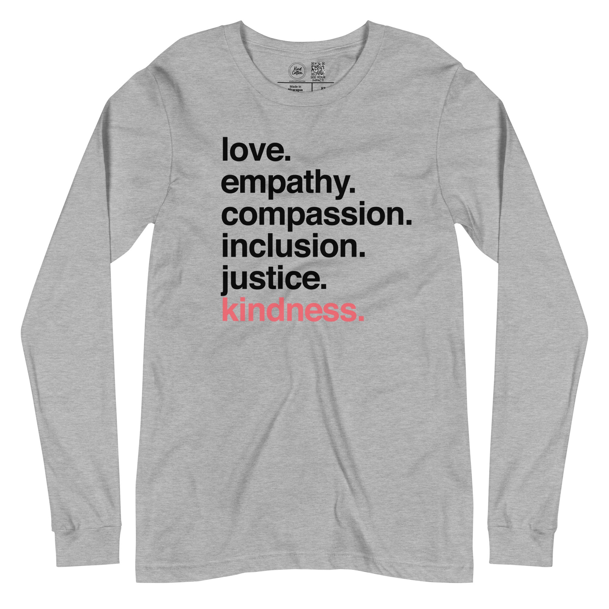 'Kindness Is' Classic Long Sleeve