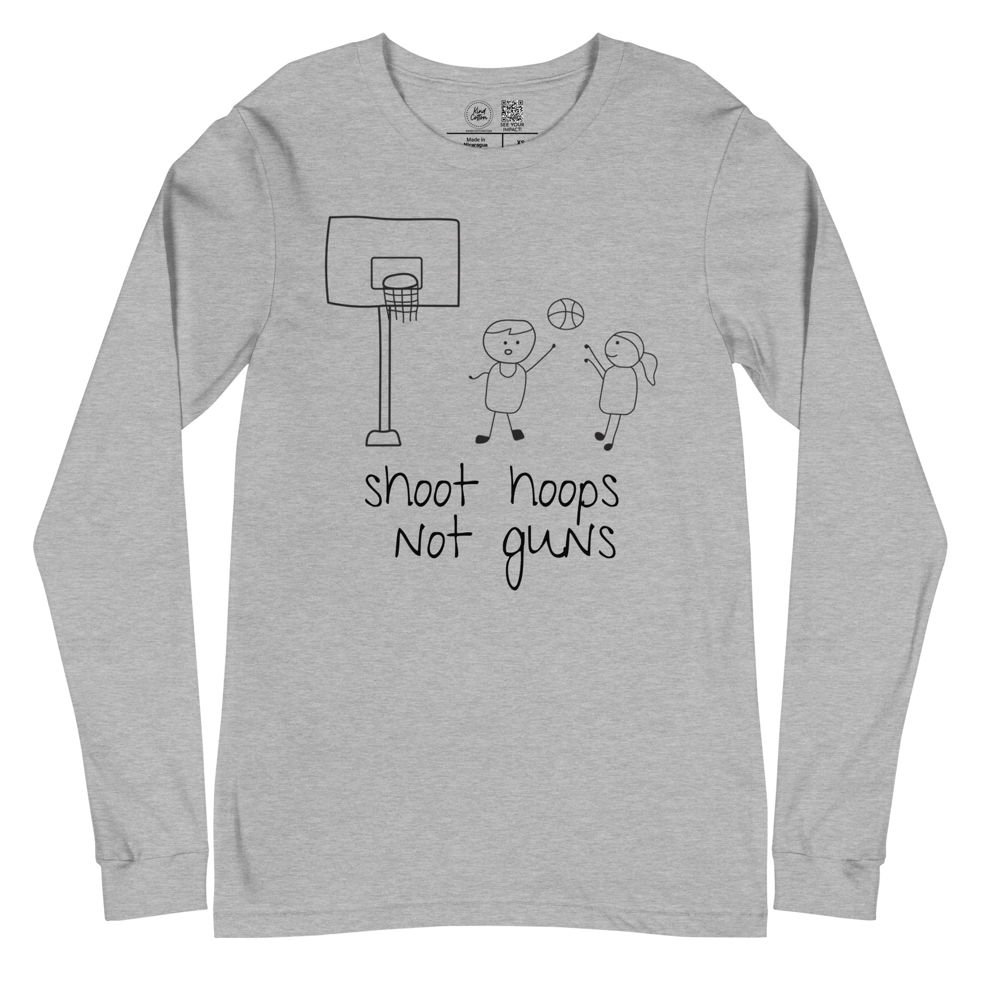 Shoot Hoops Not Guns Classic Long Sleeve