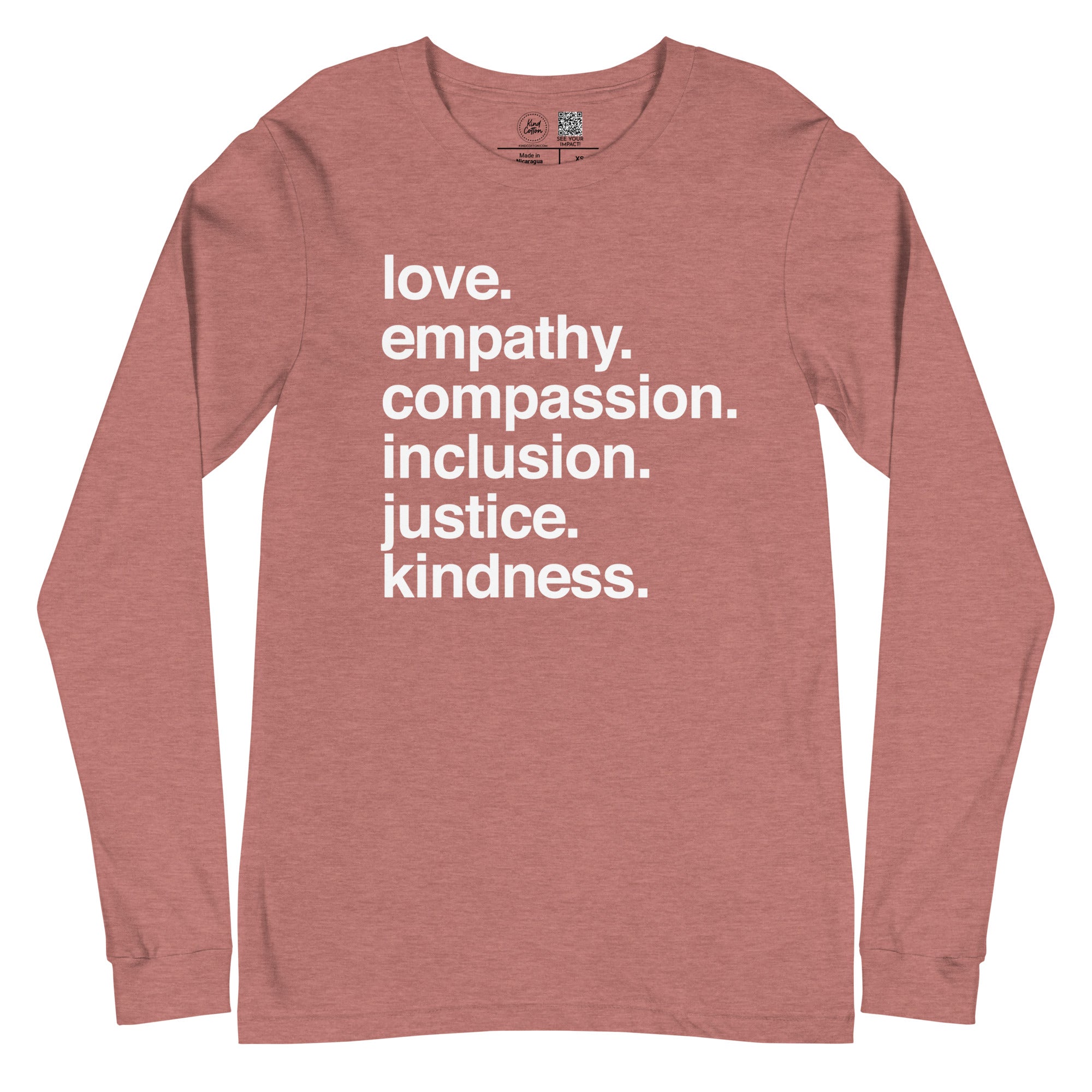 'Kindness Is' Classic Long Sleeve