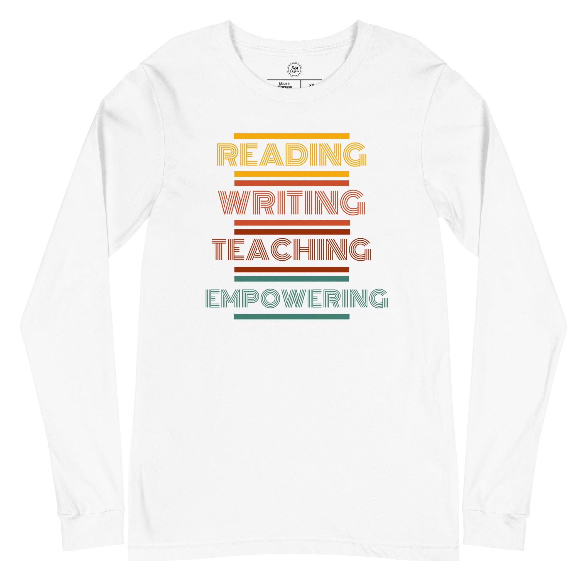 Reading, Writing, Teaching, Empowering Classic Long Sleeve