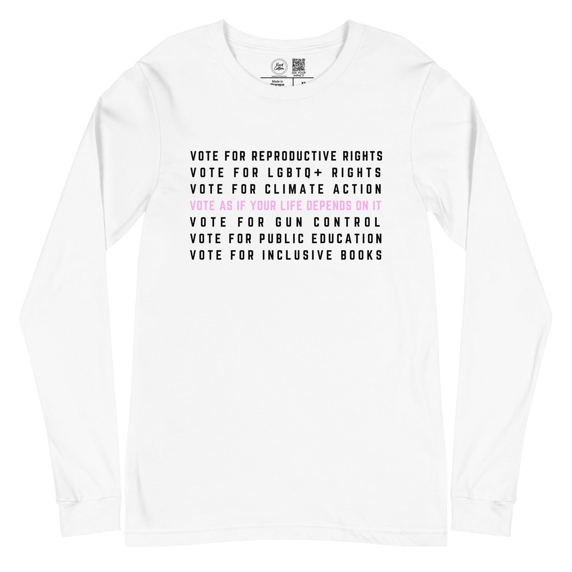 Vote As If Classic Long Sleeve